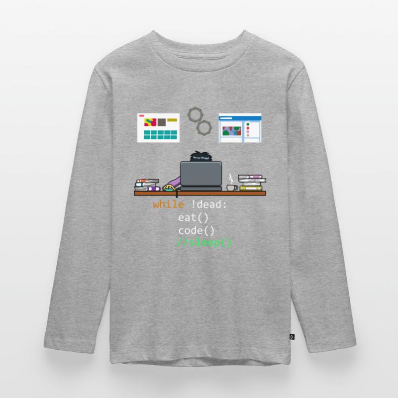 Programming Computer Science Developer Programmer Teenager Premium Organic Long Sleeve Shirt