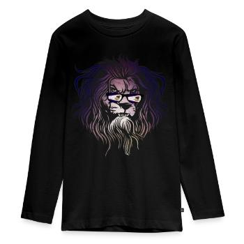 Amerikanisch-Samoa - Teenager Premium Bio Langarmshirt - Schwarz - Vorne - AI Model Kid Female (0cm)