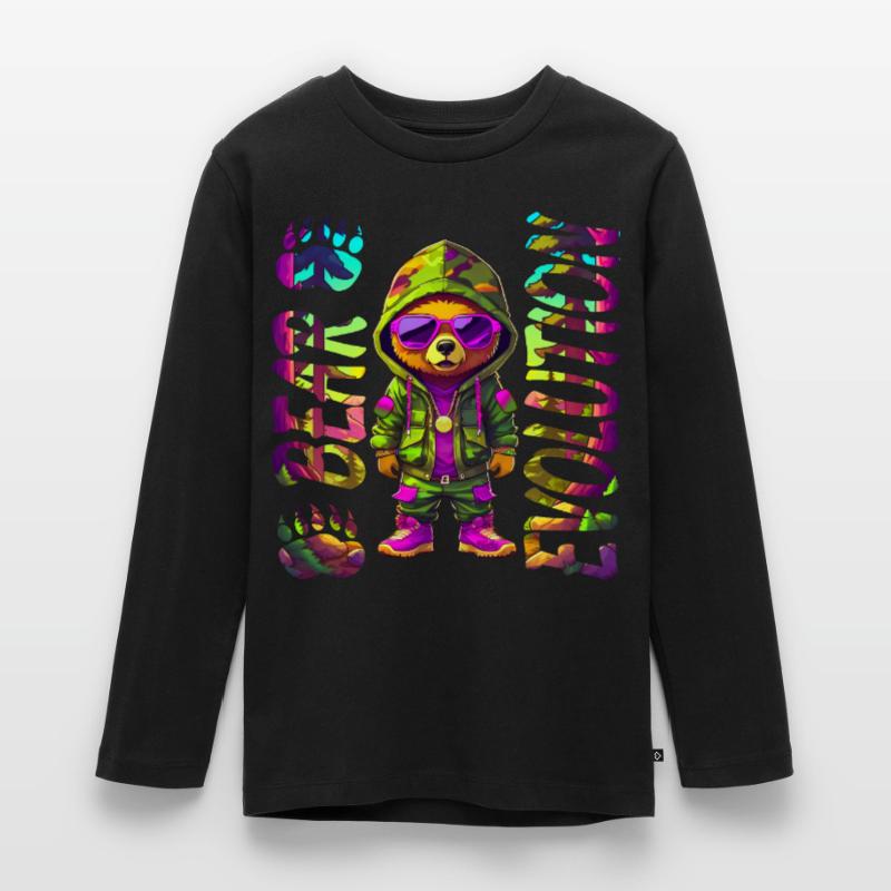 Evolution 1 Teenager Premium Organic Long Sleeve Shirt