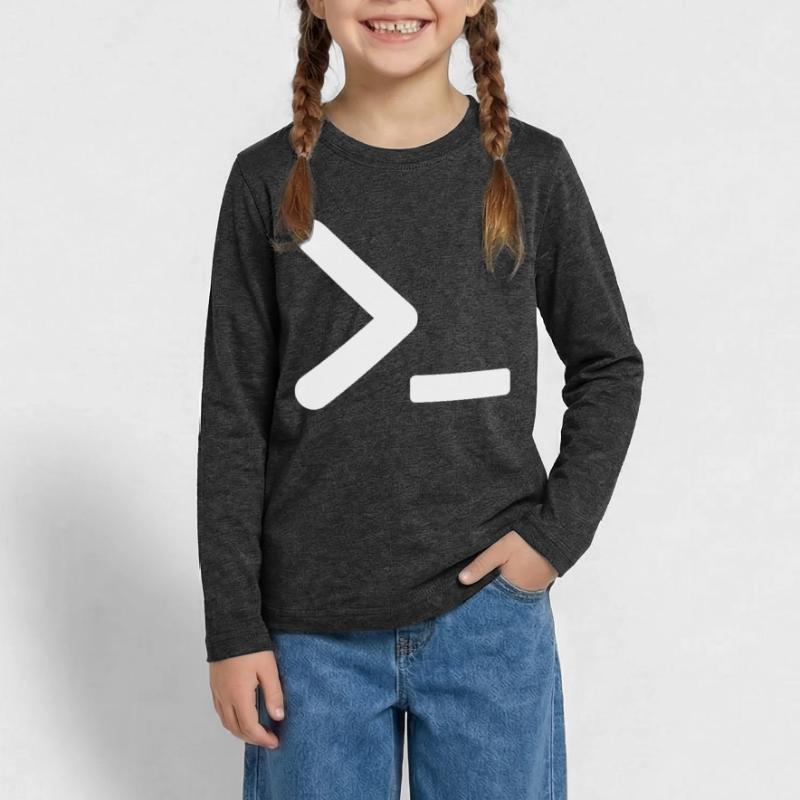 >_ OS-programmaprompt Tieners Premium Bio shirt met lange mouwen
