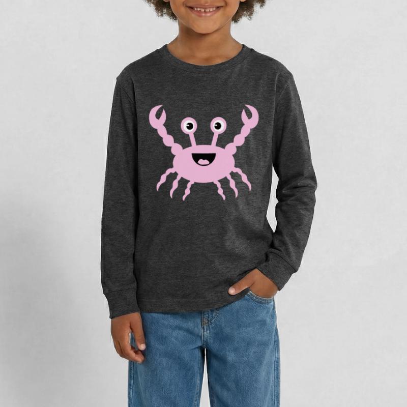 Crab Teenager Premium Organic Long Sleeve Shirt