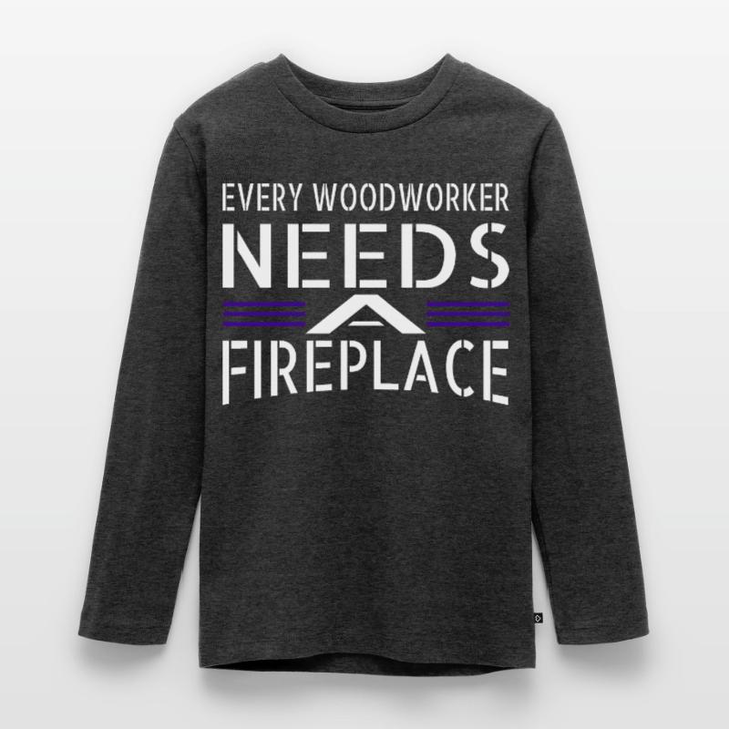 present geek apprentice jackhammer tools Teenager Premium Organic Long Sleeve Shirt