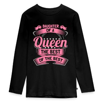 Fille Parents Sweet - T-shirt manches longues Premium Ado - noir - Devant - AI Model Kid Female (0cm)