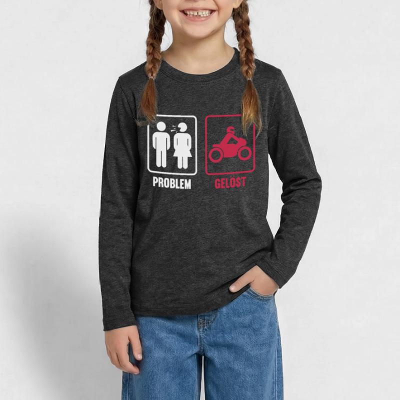 Problem Gelöst Ehe Heirat Ehemann Ehefrau Teenager Premium Bio Langarmshirt