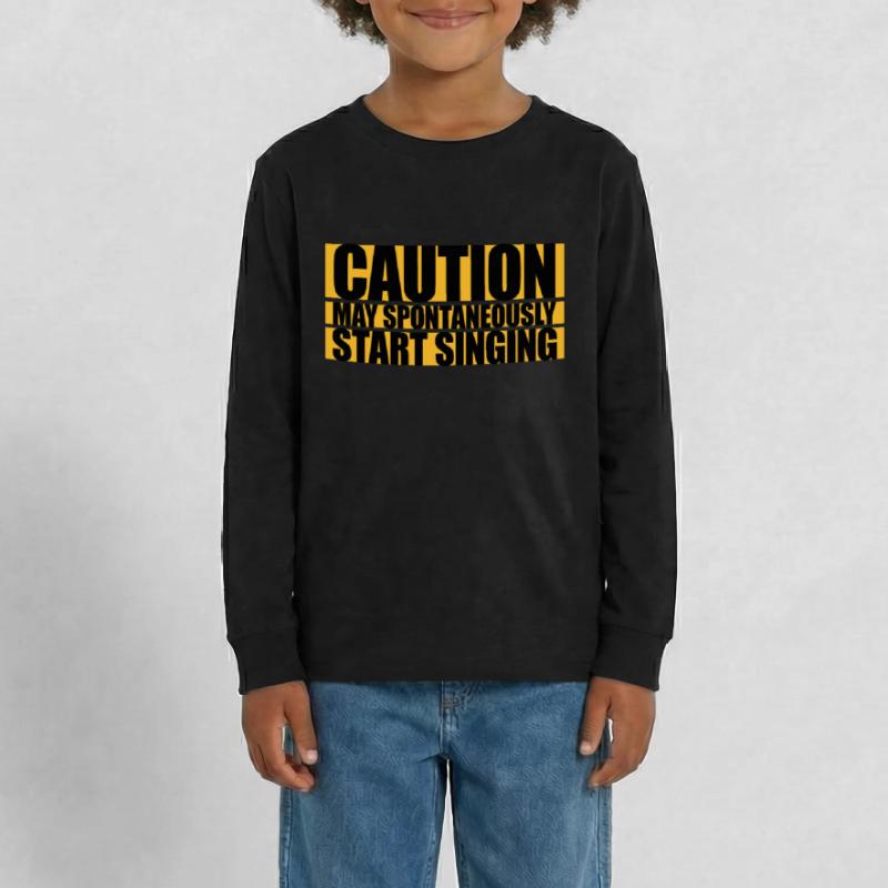 may spontaneously start singing Teenager Premium Organic Long Sleeve Shirt