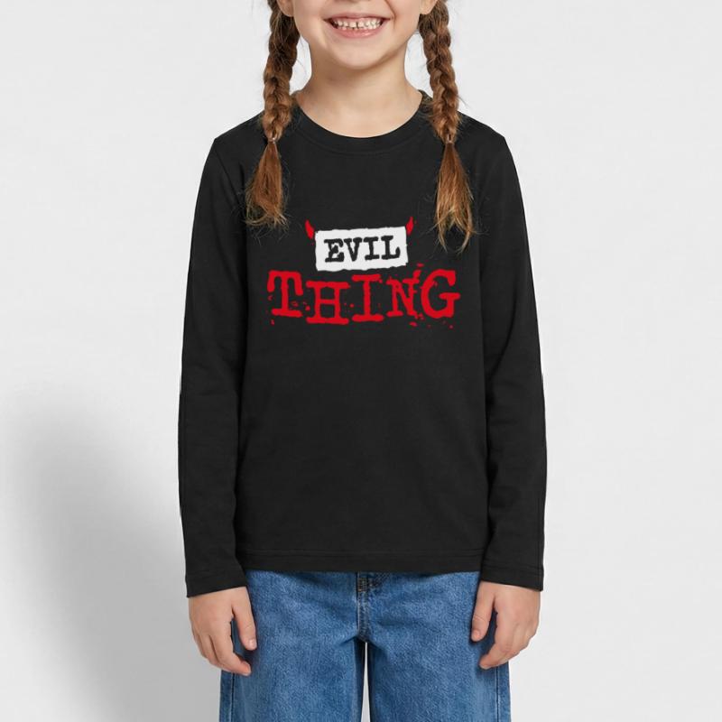 Evil Thing Teenager Premium Organic Long Sleeve Shirt