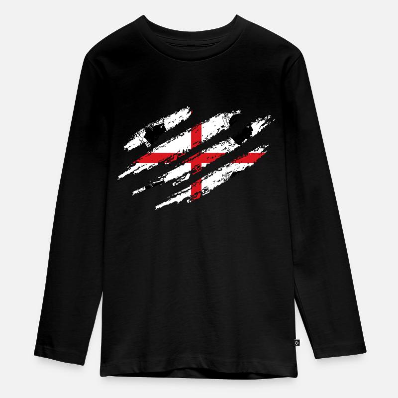 Drapeau de la Sardaigne Drapeau de la Sardaigne Drapeau de la Sardaigne - T-shirt manches longues Premium Ado - noir