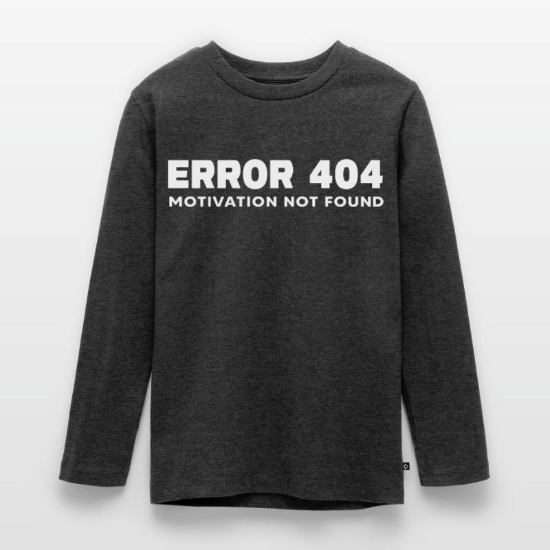 nerd coder server download error 404 Teenager Premium Bio Langarmshirt