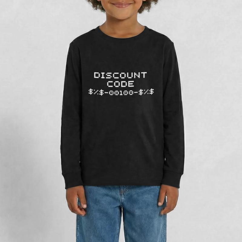 Code de réduction/code de rabais T-shirt manches longues Premium Ado