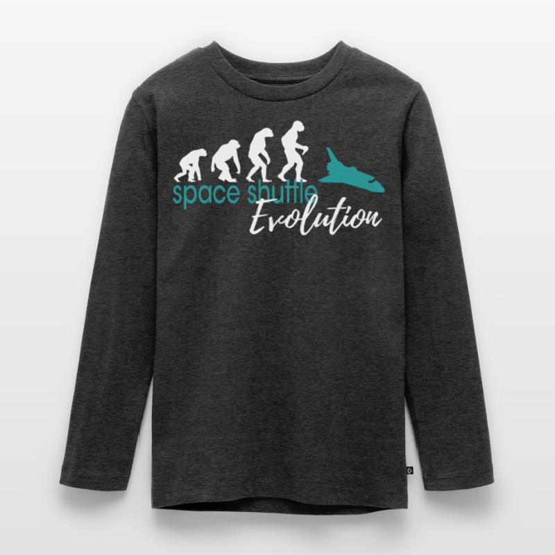 Space Shuttle Evolution Teenager Premium Organic Long Sleeve Shirt
