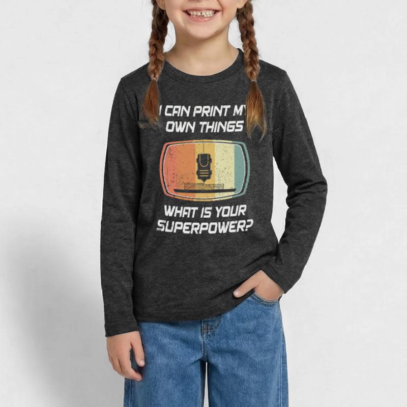 3d Printer Gift for Nerd Hobby Printing Machine Teenager Premium Organic Long Sleeve Shirt