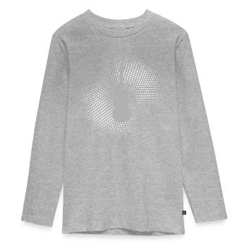 e Guitare Rock - T-shirt manches longues Premium Ado - gris chiné - Devant