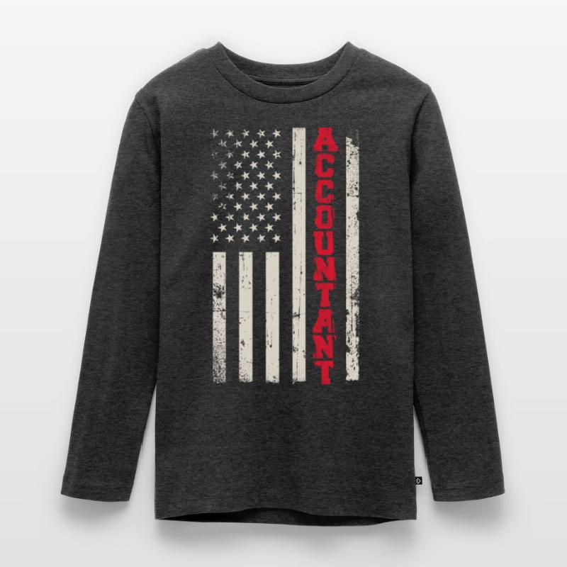 Comptable Comptable Comptable Comptabilité T-shirt manches longues Premium Ado