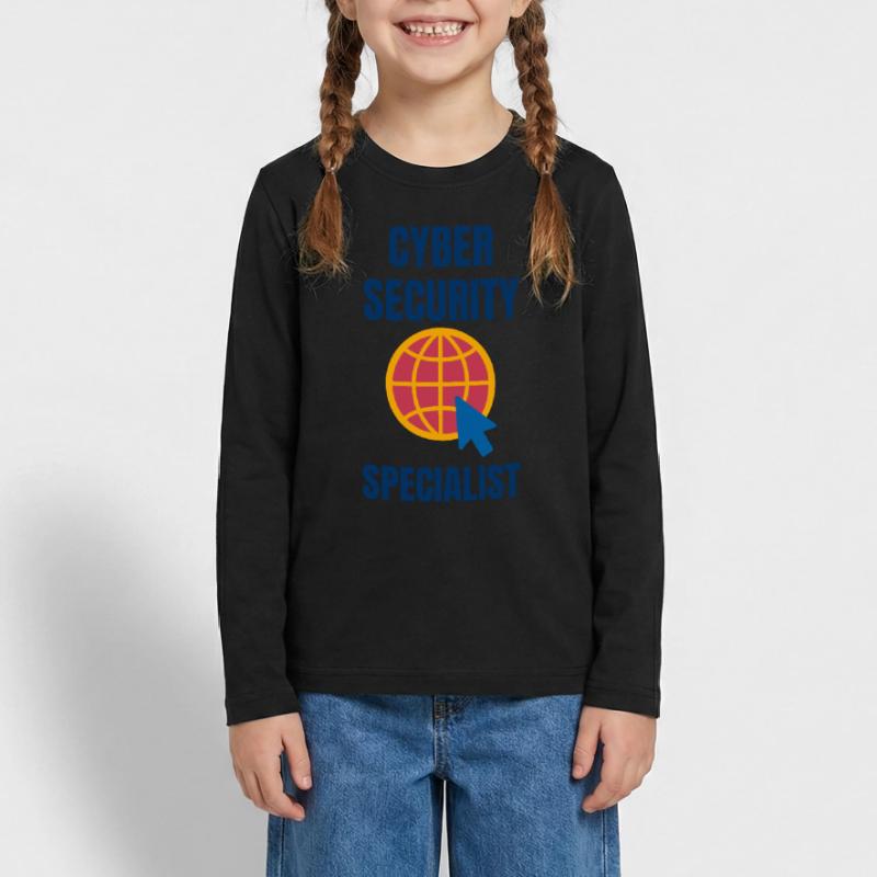 Cybersecurity - IT Security Computer Scientist Teenager Premium Organic Long Sleeve Shirt