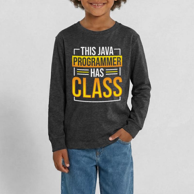 This Java Programmer has Class Programming Coding Teenager Premium Bio Langarmshirt