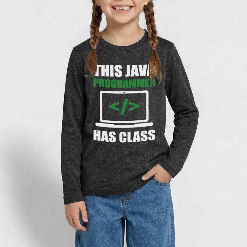 Ce programmeur Java a un codage de programmation de classe T-shirt manches longues Premium Ado