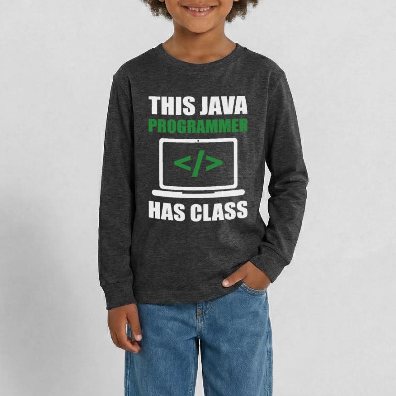 This Java Programmer has Class Programming Coding Teenager Premium Bio Langarmshirt