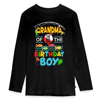 O Fish Ally Une Tenue d’Anniversaire Grand-Dame De Le Bir - T-shirt manches longues Premium Ado - noir - Devant - AI Model Kid Female (0cm)