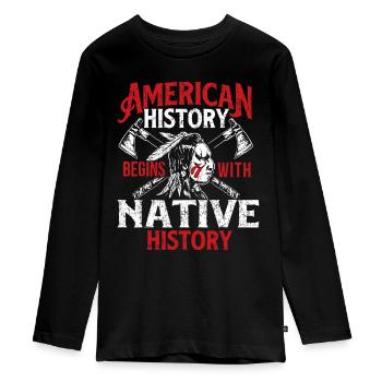 I'm Too Clumsy To Be Around Fragile Masculinity Fu - Teenager Premium Organic Long Sleeve Shirt - black - Front - AI Model Kid Female (0cm)