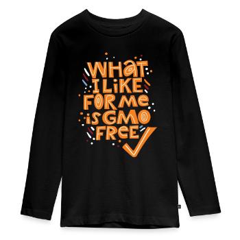 Community policy, economic and social cohesion, economic and social cohesi - Teenager Premium Organic Long Sleeve Shirt - black - Front - AI Model Kid Female (0cm)