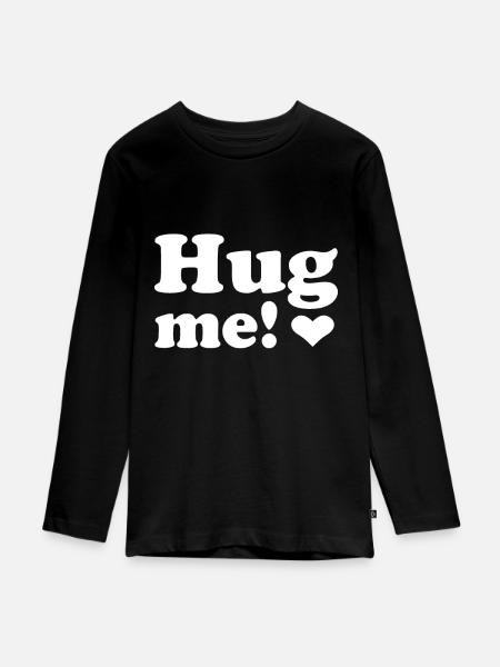 Umarme mefunnyanatomycatcatsghosthorroroccultretrowit - Teenager Premium Bio Langarmshirt - Schwarz