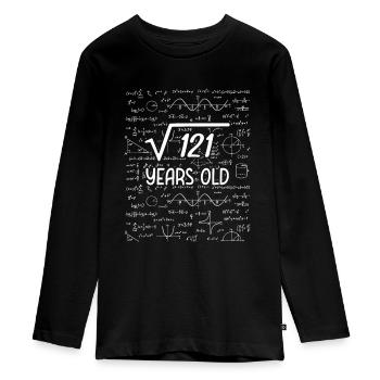 11 Jahre Alte Geschenk Jungen Mädchen Lustiger 11. Geburtstag G - Teenager Premium Bio Langarmshirt - Schwarz - Vorne - AI Model Kid Female (0cm)