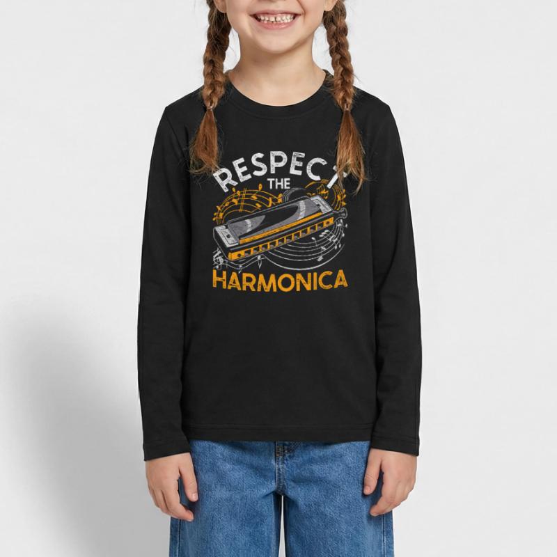 Harmonica harmonica player Teenager Premium Organic Long Sleeve Shirt
