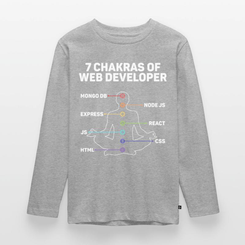 Web developer website development Teenager Premium Organic Long Sleeve Shirt