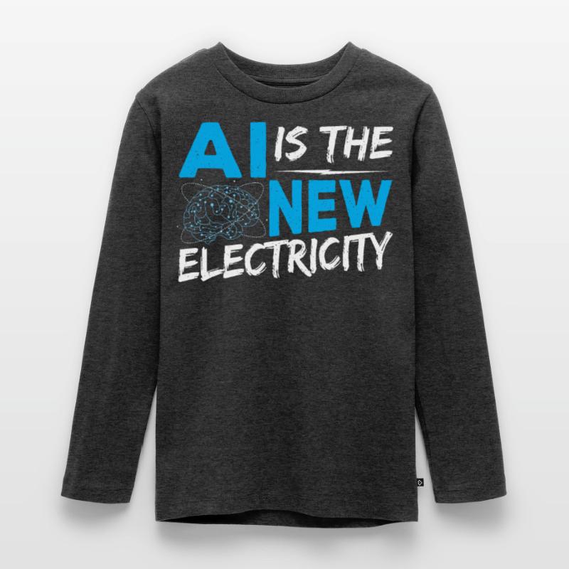 Robot Engineer Robotics Engineers AI Developer AI Teenager Premium Organic Long Sleeve Shirt
