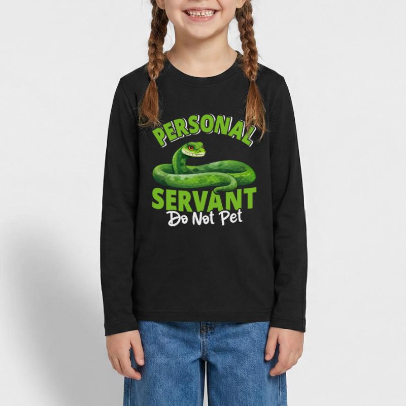 Green Tree Python Teenager Premium Organic Long Sleeve Shirt
