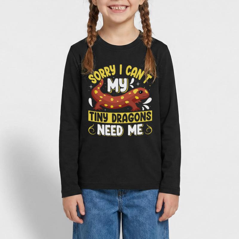 Molch Teenager Premium Bio Langarmshirt