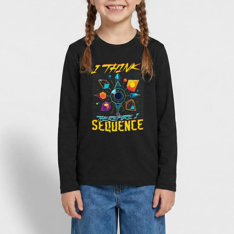Analyste en bioinformatique Think Therefore I Sequence T-shirt manches longues Premium Ado