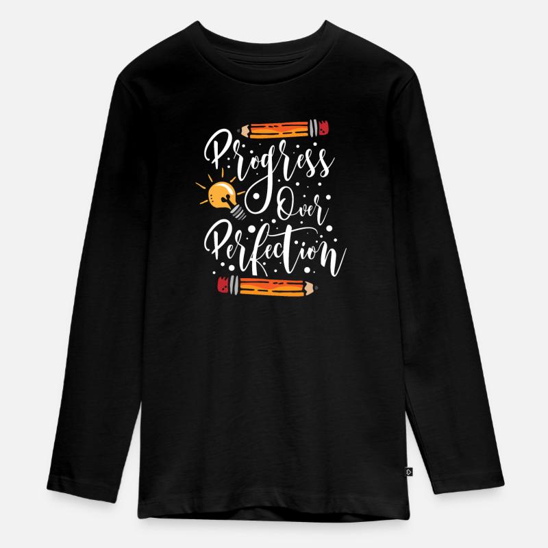 Les enseignants présentent le cours de formation des enseignants école d’enseignants - T-shirt manches longues Premium Ado - noir