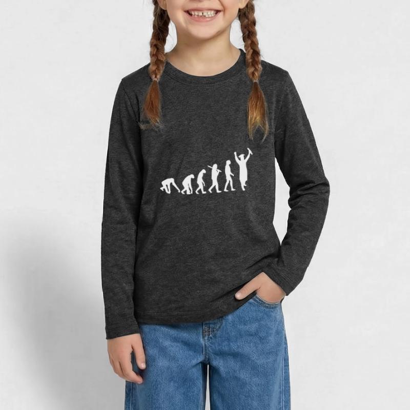 evolution Teenager Premium Organic Long Sleeve Shirt