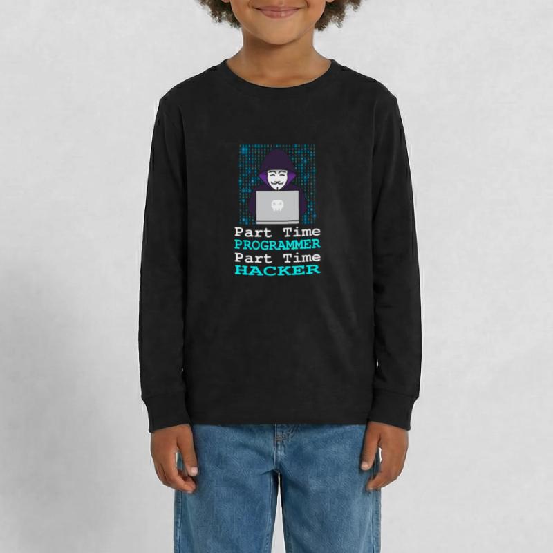 Programmierer Coder Software Entwickler Teenager Premium Bio Langarmshirt