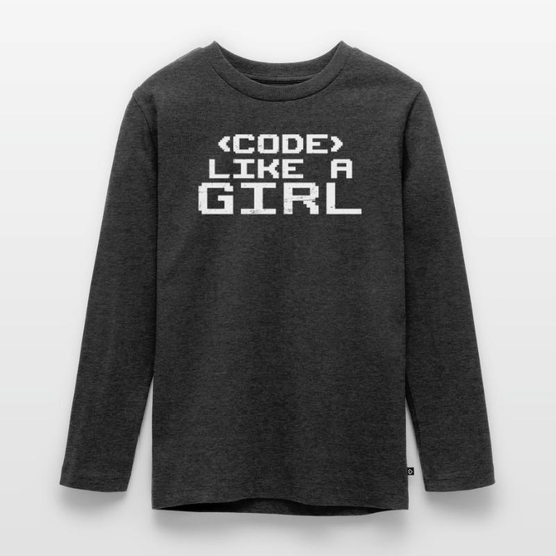 Programmer Coder Software Developer Teenager Premium Organic Long Sleeve Shirt