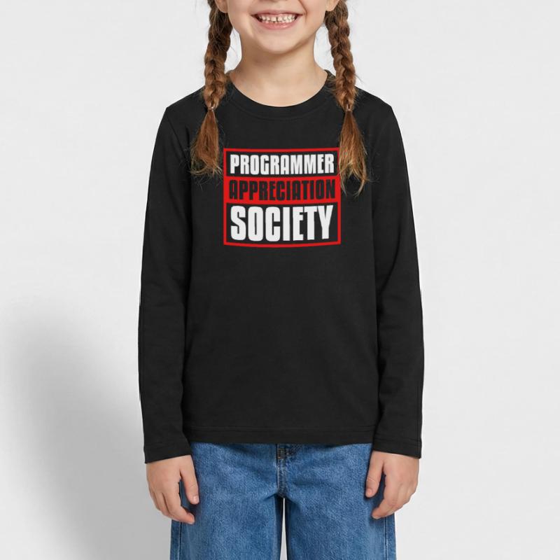 Entwickler Coder Programmierer Gesellschaft Teenager Premium Bio Langarmshirt