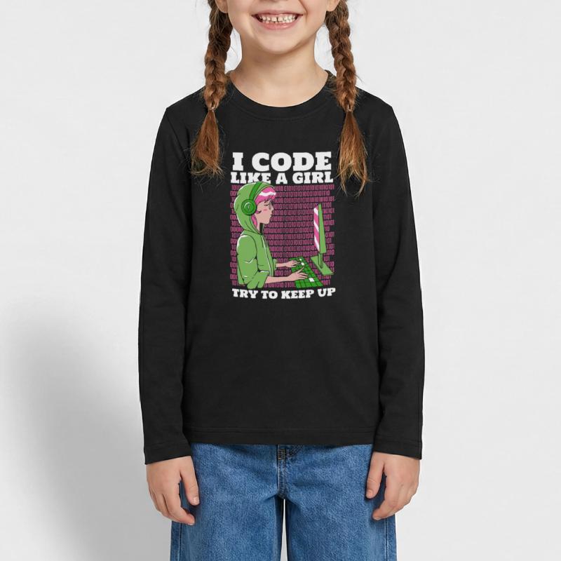 Developer Coder Programmer Teenager Premium Organic Long Sleeve Shirt