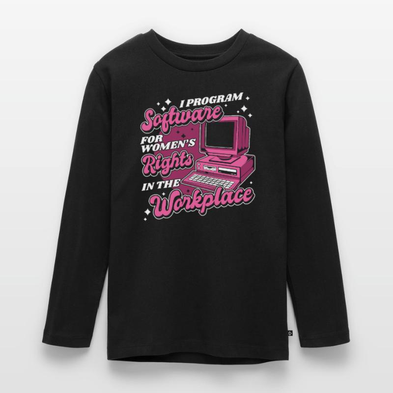 Developer Coder Programmer Workstation T-shirt manches longues Premium Ado