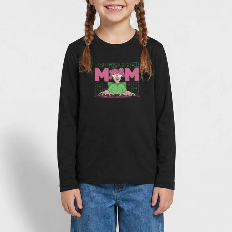 Developer Coder Programmer Mother Teenager Premium Organic Long Sleeve Shirt