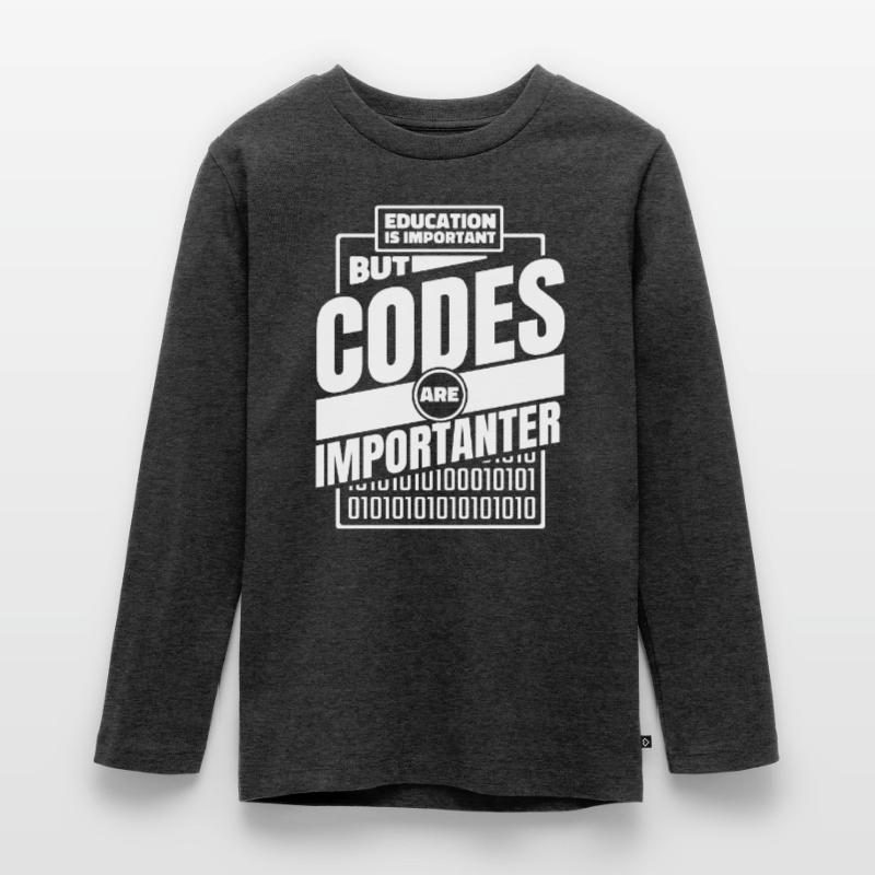 Developer Coder Programmer Funny Teenager Premium Organic Long Sleeve Shirt