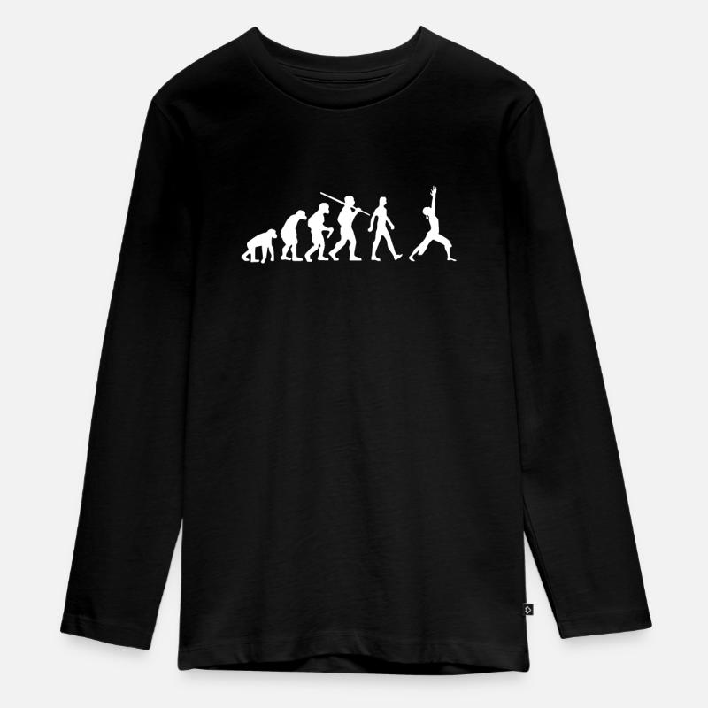 Yoga Evolution Namaste - T-shirt manches longues Premium Ado - noir