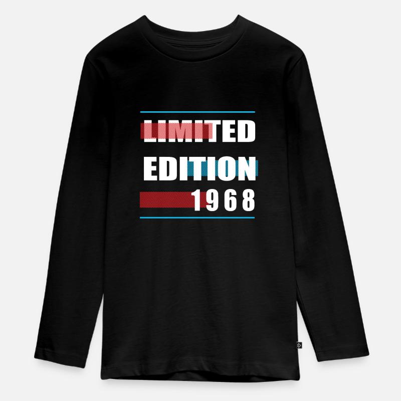 Édition limitée 1968 - T-shirt manches longues Premium Ado - noir