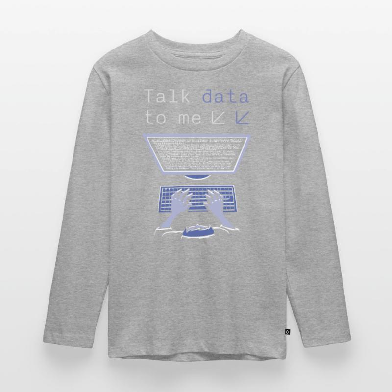 Big Data Engineer Science Data Analyst Pc Teenager Premium Organic Long Sleeve Shirt