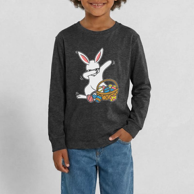 Dabbing Easter Bunny Easter Bunny Rabbit Rabbit Gift Teenager Premium Organic Long Sleeve Shirt