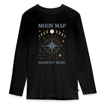 Rituel spirituel du dimanche : Prendre soin de soi - T-shirt manches longues Premium Ado - noir - Devant - AI Model Kid Female (0cm)
