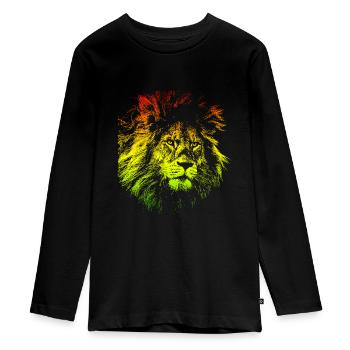 Genre de musique reggae jamaïcain - T-shirt manches longues Premium Ado - noir - Devant - AI Model Kid Female (0cm)
