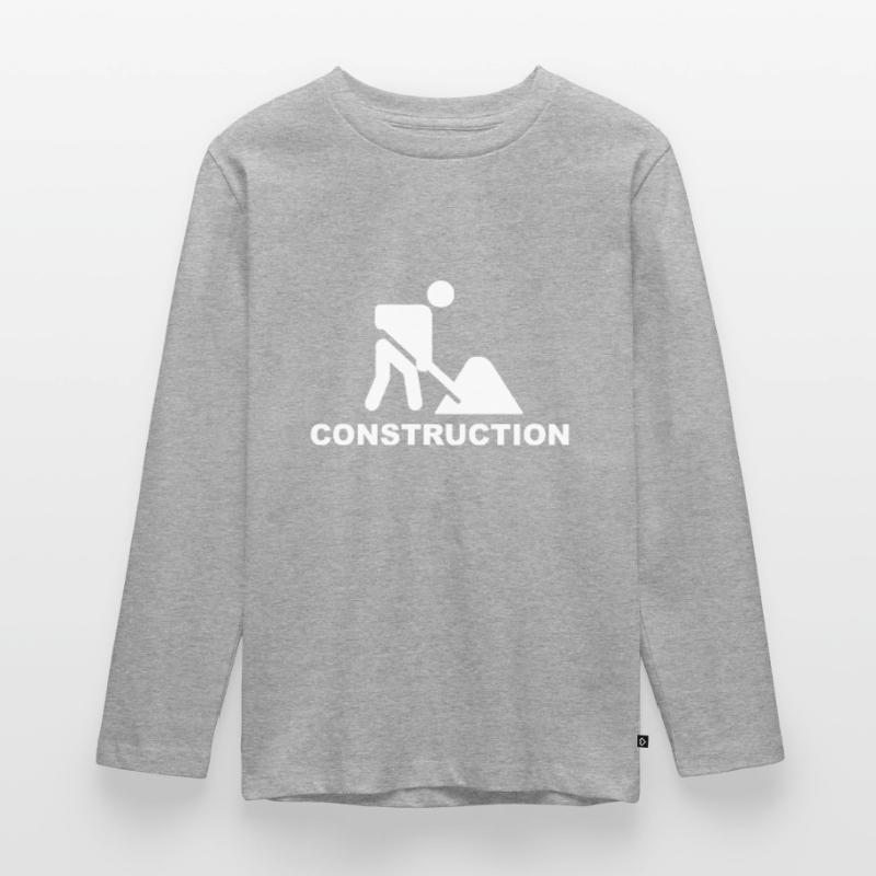 Construction /Construction /Construction /Conversion /Help Teenager Premium Organic Long Sleeve Shirt