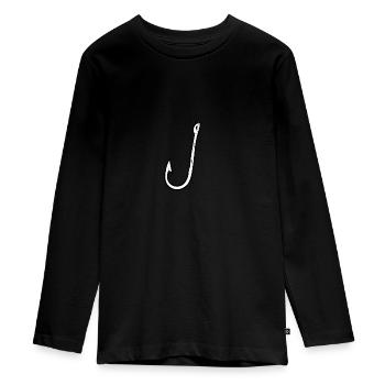 Hameçons d’eau profonde Pêches Araignées De Pierre Salut - T-shirt manches longues Premium Ado - noir - Devant - AI Model Kid Female (0cm)