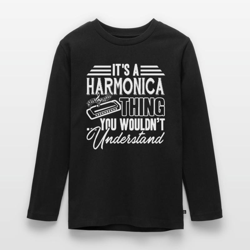 Harmonica c'est une chose d'harmonica T-shirt manches longues Premium Ado